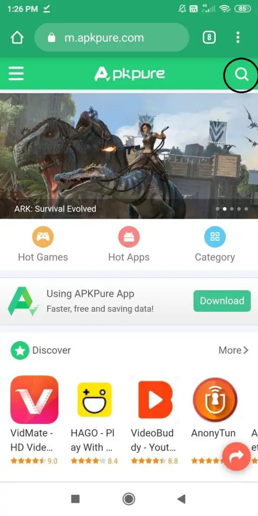 打開 APK 純
