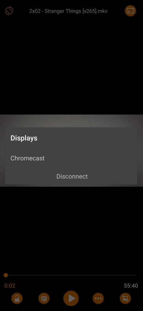 VLC إلى Chromecast