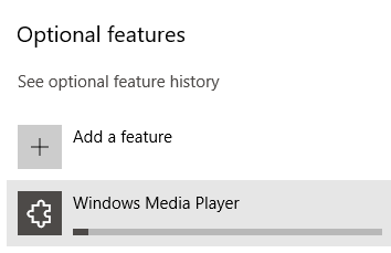 Windows 上的 Windows 媒體播放器