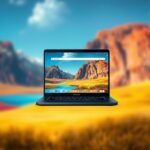 A-Chromebook-with-a-blurred-background-emphasizing-the-upcoming-separation-between-Chrome-and-ChromeOS