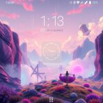 Android-14-QPR2-beta-2-home-screen-with-movable-At-a-Glance-widget