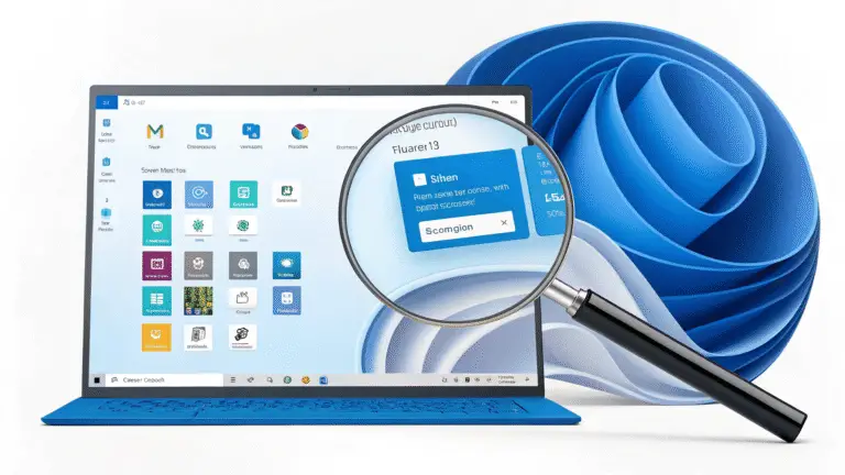 Windows 11 桌面顯示磁盤管理工具的位置，並標示出各種訪問方式