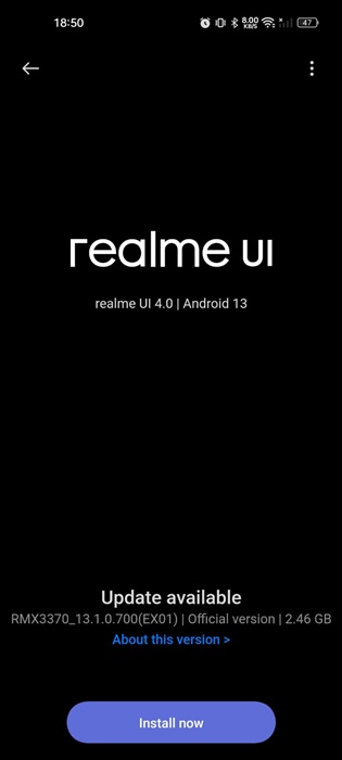 更新您的Android手機