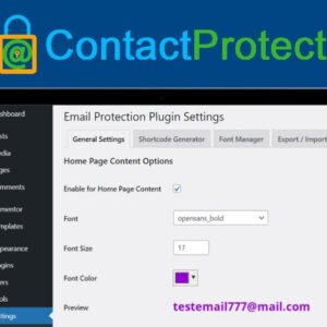ContactProtect WP Plugin