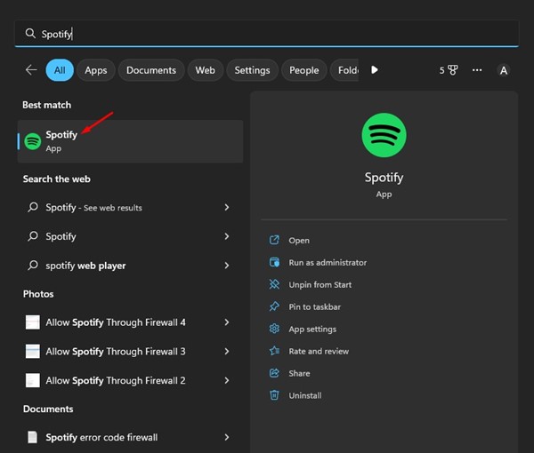 Spotify桌面應用程序