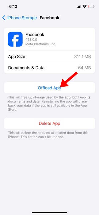 在iPhone上清除Facebook緩存