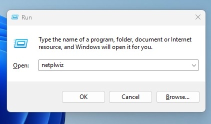 Netplwiz