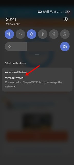 禁用VPN/代理設置