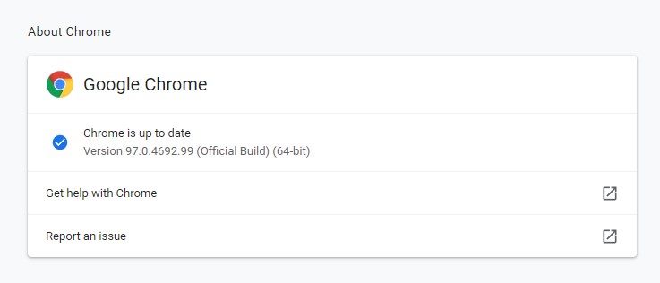 更新您的Chrome瀏覽器3