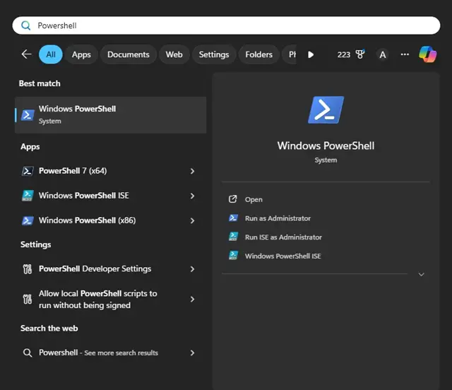 Powershell