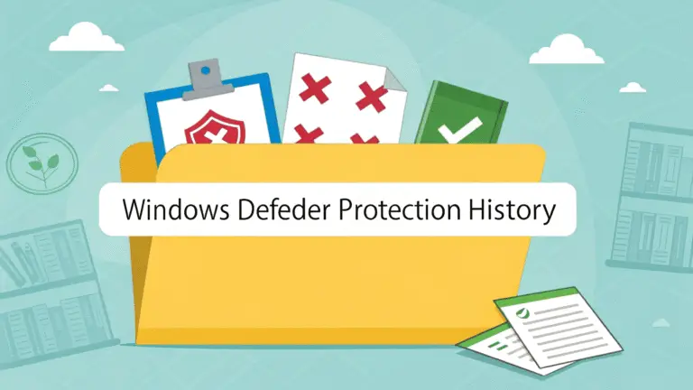 清除 Windows Defender 保護歷史記錄的桌面視覺效果