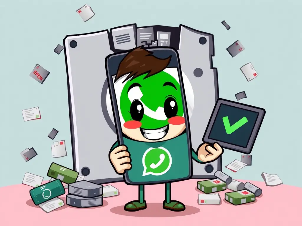 WhatsApp備份失敗的錯誤訊息