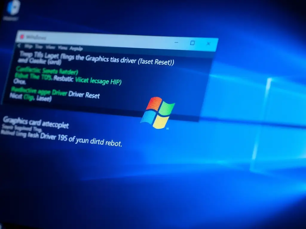 Windows 11 圖形驅動程序重置中