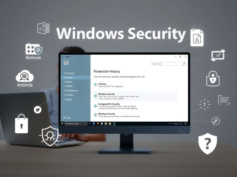 Windows安全保護歷史記錄畫面