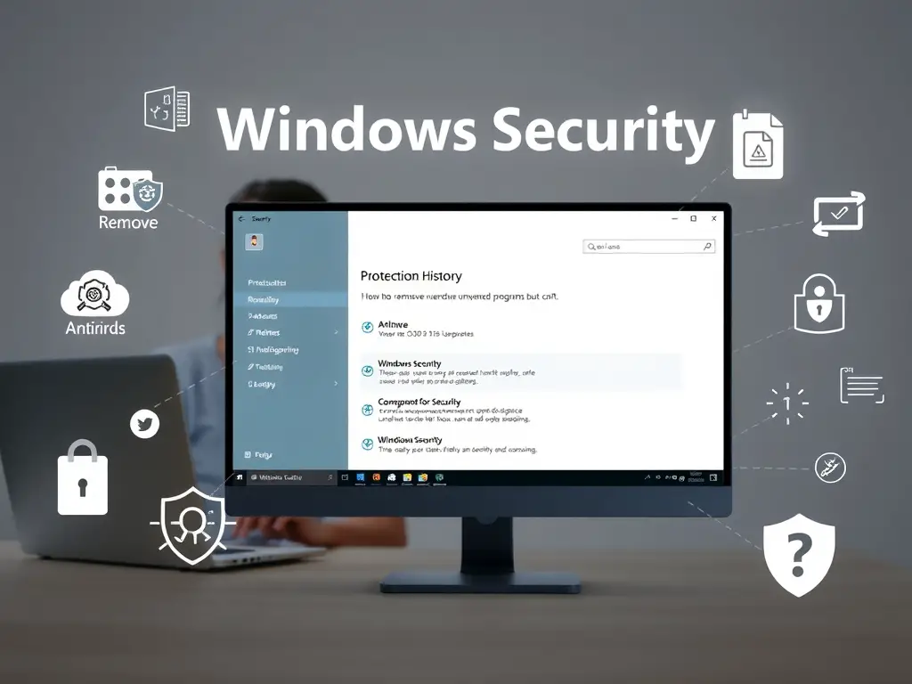 Windows安全保護歷史記錄畫面
