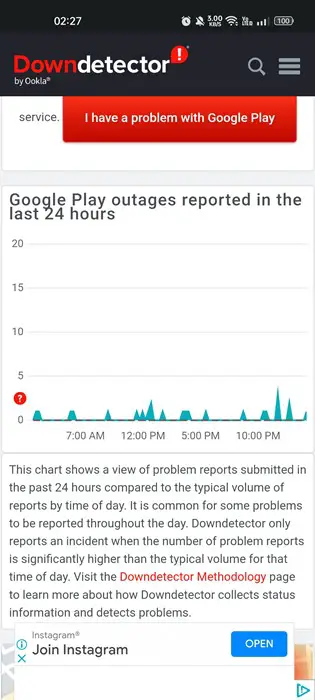 檢查Google的服務器是否關閉