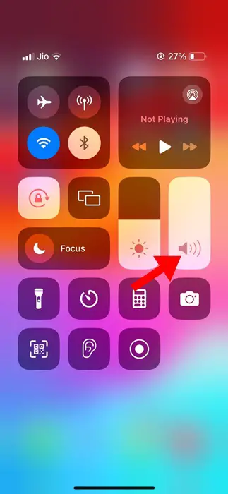 在沒有音量按鈕的情況下控制iPhone的音量